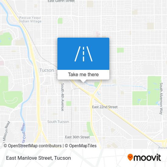 East Manlove Street map