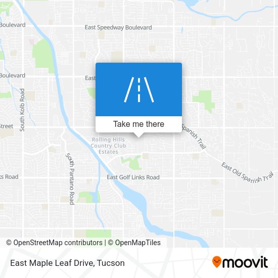 East Maple Leaf Drive map