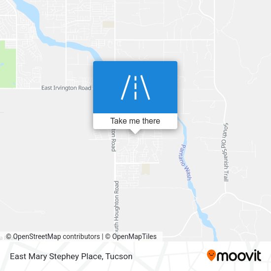 East Mary Stephey Place map
