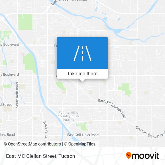 East MC Clellan Street map
