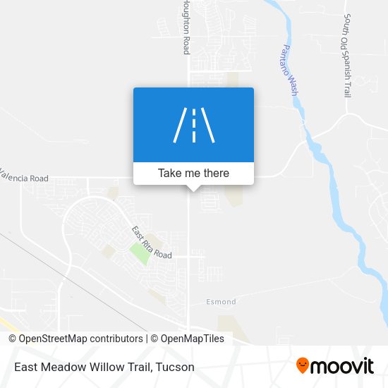 East Meadow Willow Trail map
