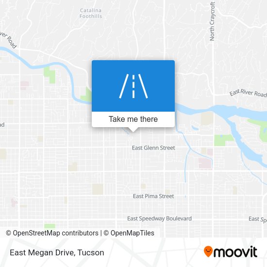 Mapa de East Megan Drive