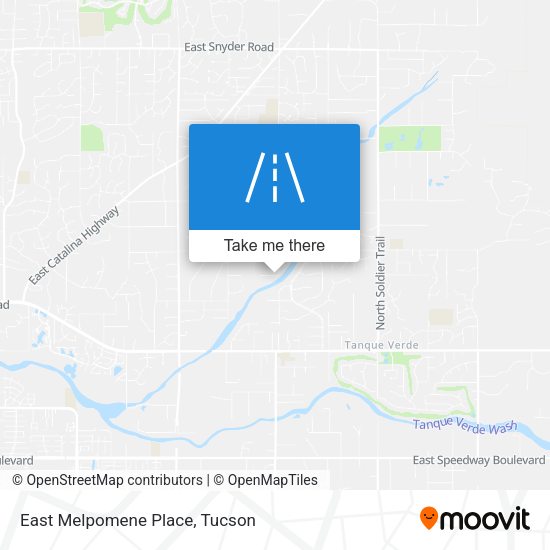 Mapa de East Melpomene Place