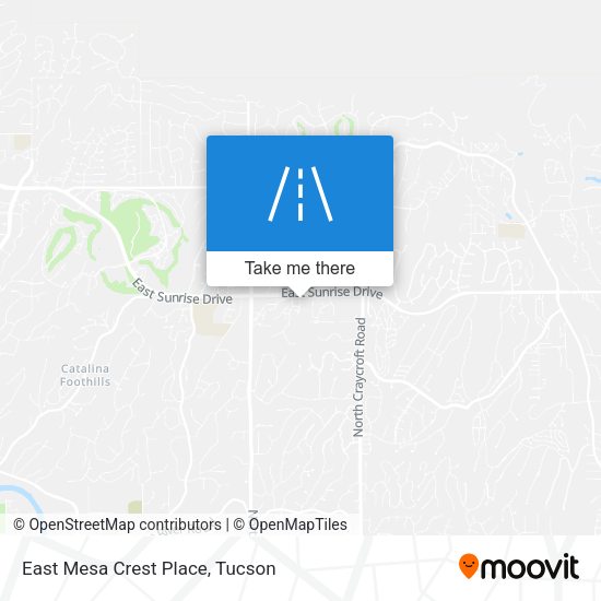 East Mesa Crest Place map