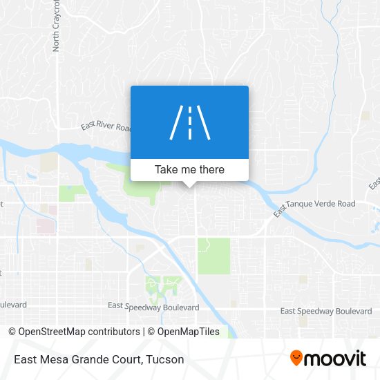 East Mesa Grande Court map