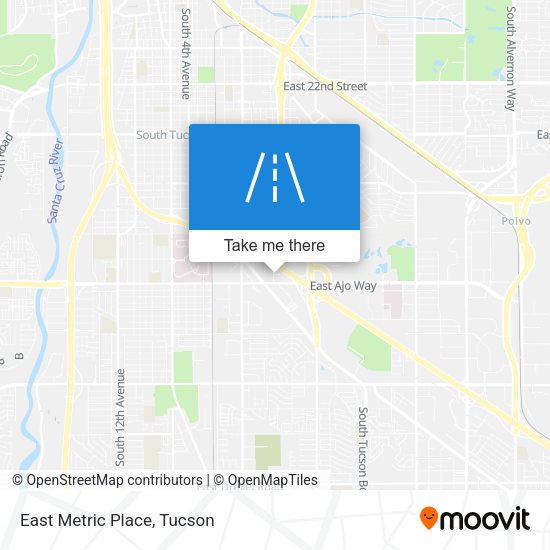 Mapa de East Metric Place