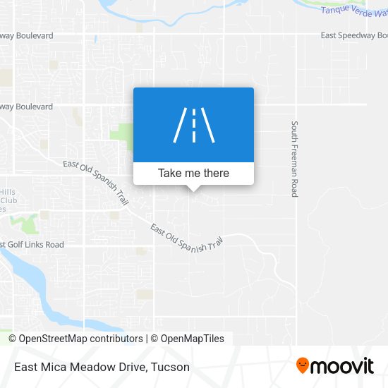 East Mica Meadow Drive map