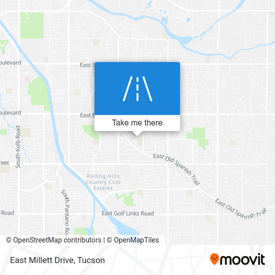 Mapa de East Millett Drive
