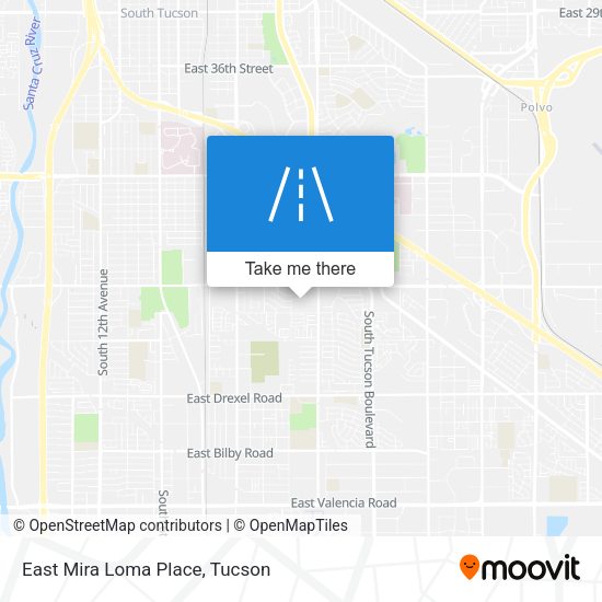 East Mira Loma Place map