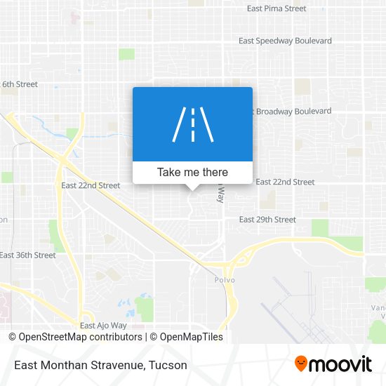 Mapa de East Monthan Stravenue