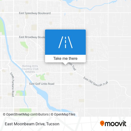 East Moonbeam Drive map