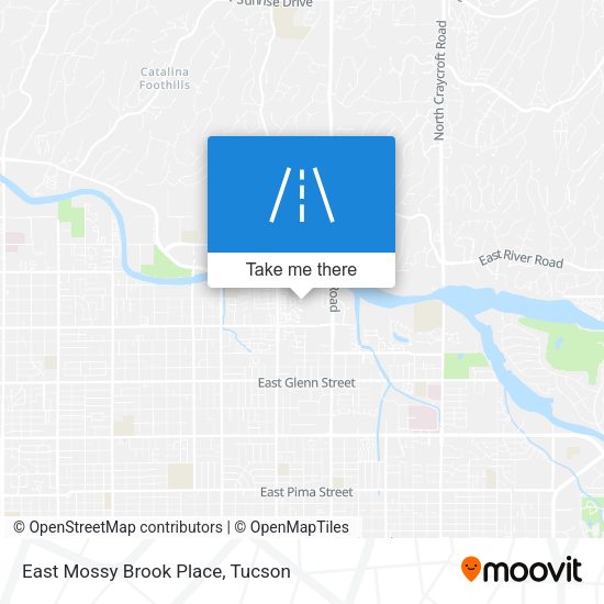 East Mossy Brook Place map