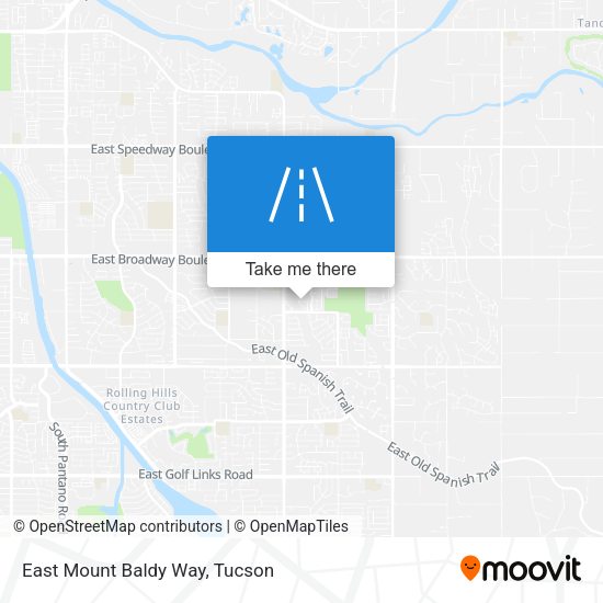 Mapa de East Mount Baldy Way