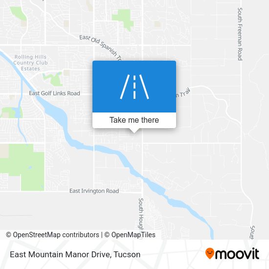 East Mountain Manor Drive map