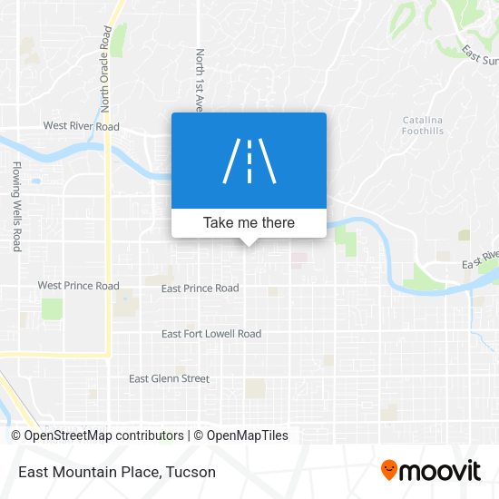 East Mountain Place map