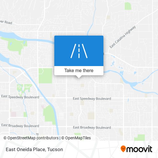 East Oneida Place map