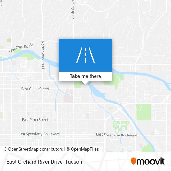 East Orchard River Drive map