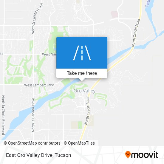 Mapa de East Oro Valley Drive