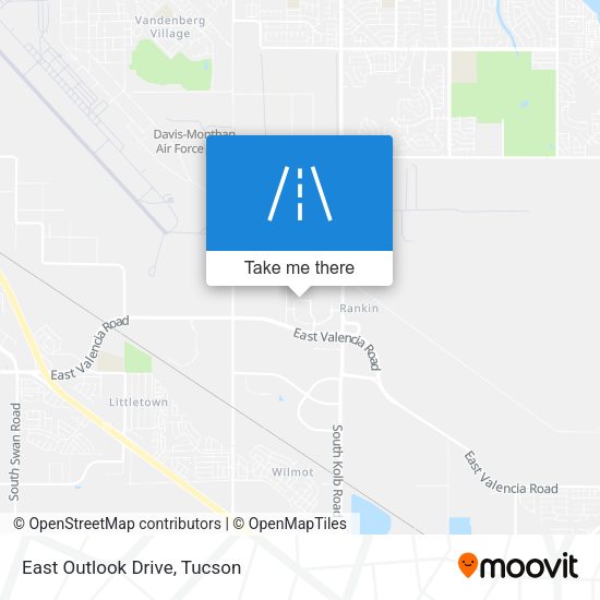 East Outlook Drive map