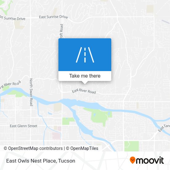 East Owls Nest Place map