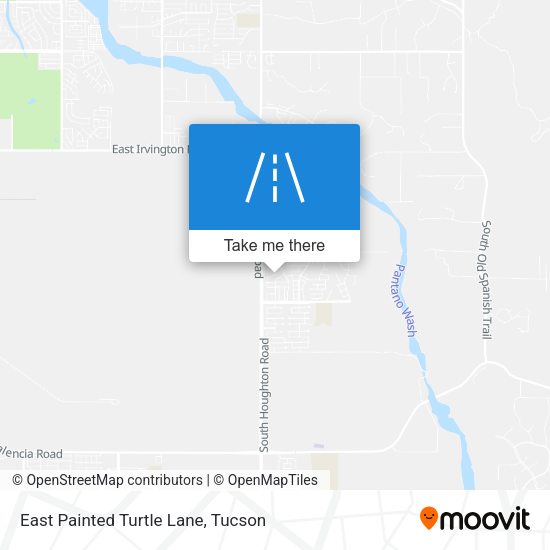 East Painted Turtle Lane map