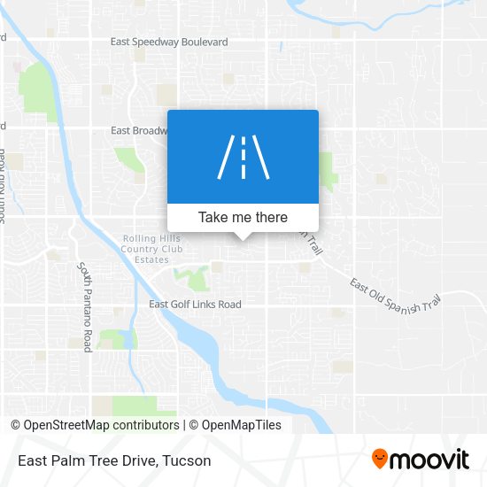 Mapa de East Palm Tree Drive