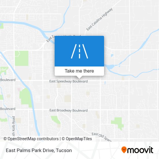 Mapa de East Palms Park Drive