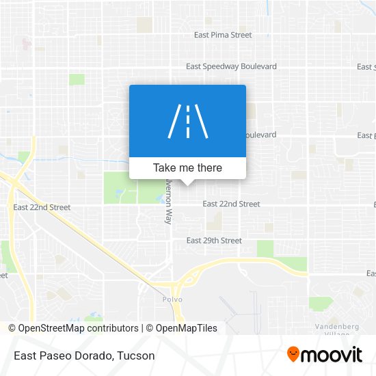 Mapa de East Paseo Dorado