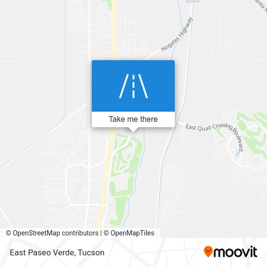 Mapa de East Paseo Verde