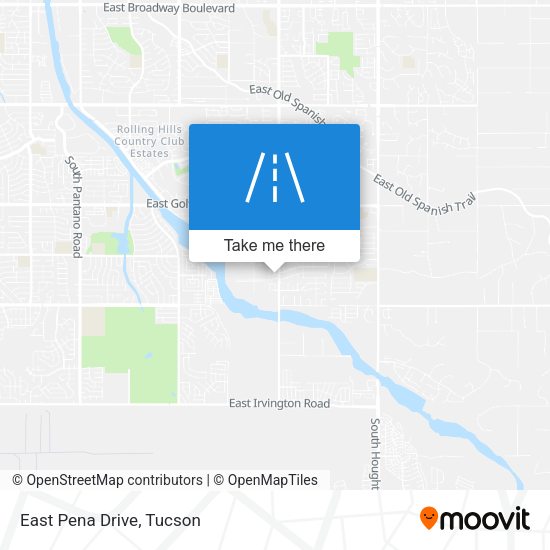 Mapa de East Pena Drive