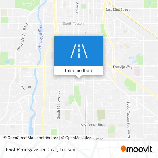 East Pennsylvania Drive map