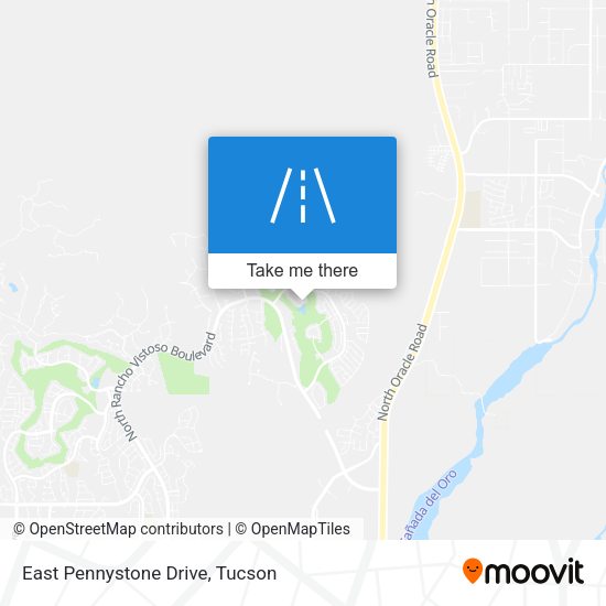 East Pennystone Drive map