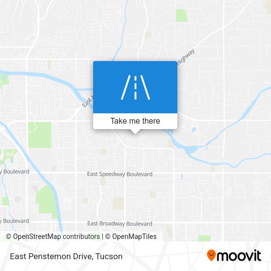 East Penstemon Drive map