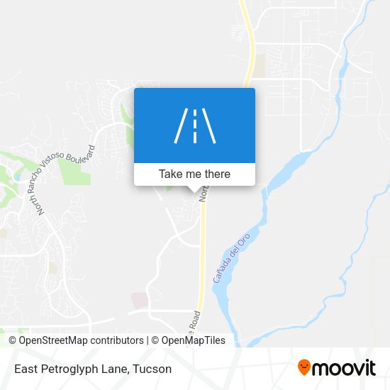 Mapa de East Petroglyph Lane