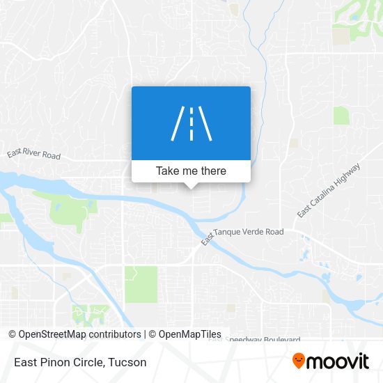 Mapa de East Pinon Circle