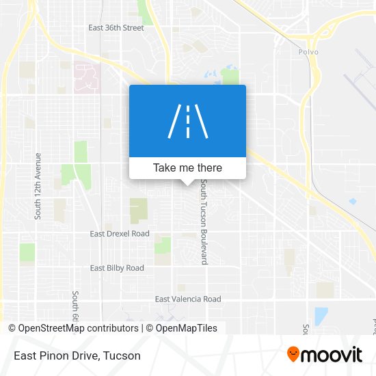 Mapa de East Pinon Drive