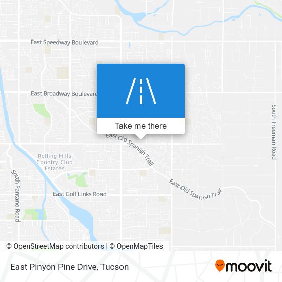 East Pinyon Pine Drive map