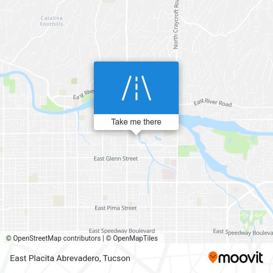 East Placita Abrevadero map