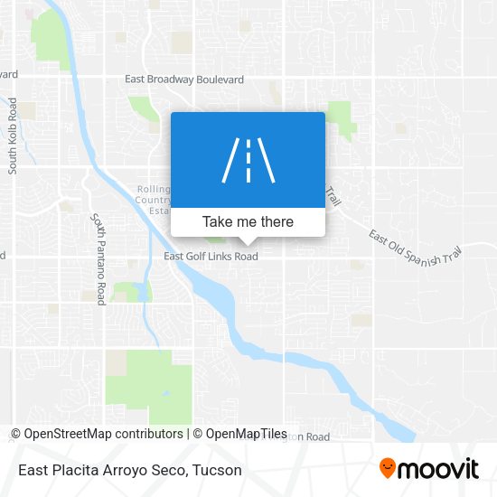 East Placita Arroyo Seco map