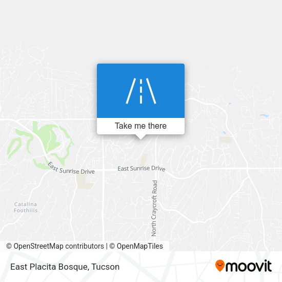 East Placita Bosque map