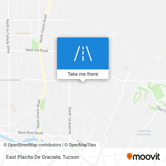 Mapa de East Placita De Graciela