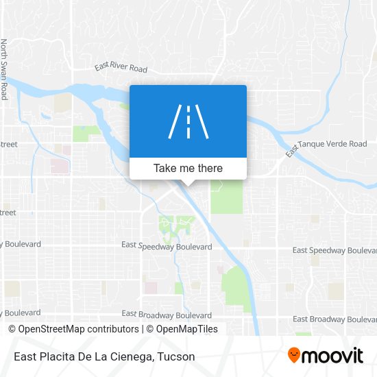 Mapa de East Placita De La Cienega