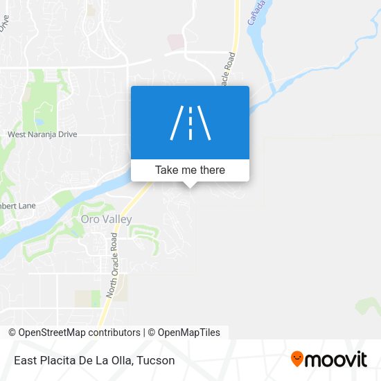 East Placita De La Olla map
