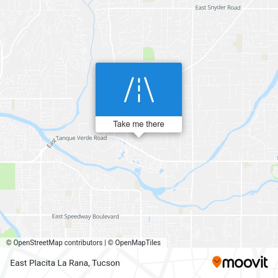 Mapa de East Placita La Rana