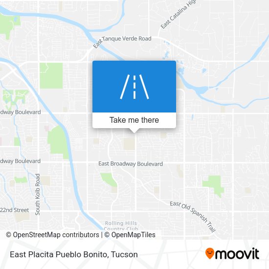 Mapa de East Placita Pueblo Bonito