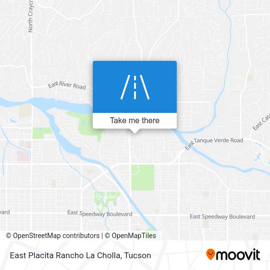 Mapa de East Placita Rancho La Cholla