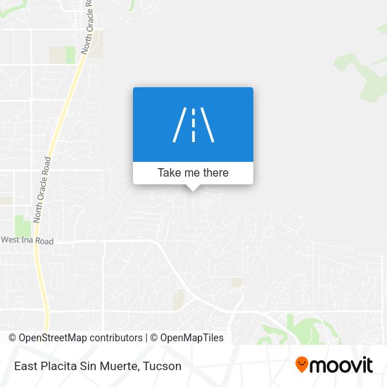 East Placita Sin Muerte map