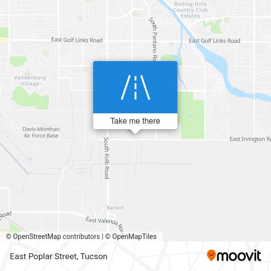 Mapa de East Poplar Street