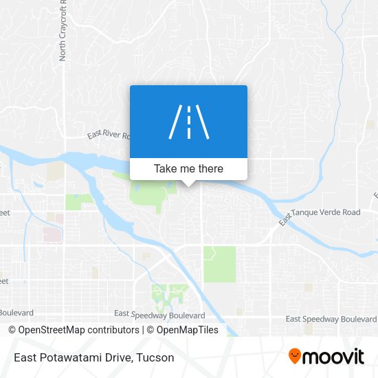 East Potawatami Drive map