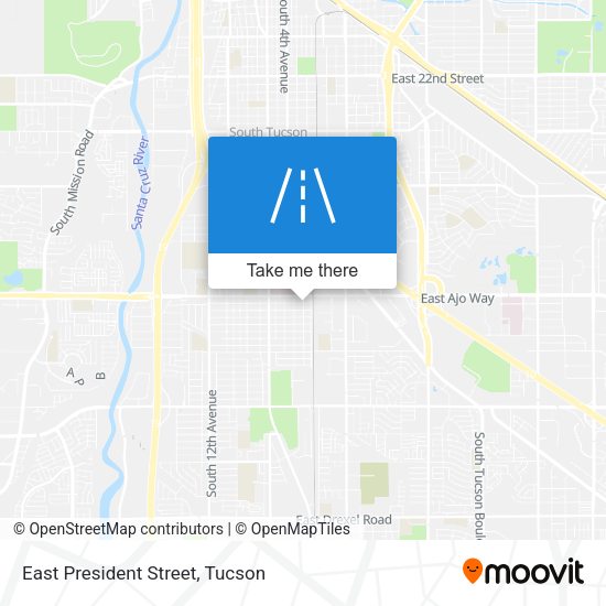 East President Street map